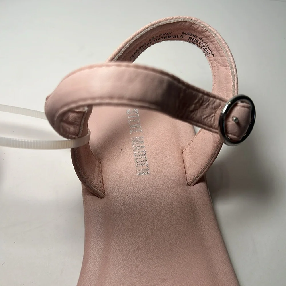 Steve Madden JKarina Braided Strappy Pink Sandal‎ Size 2